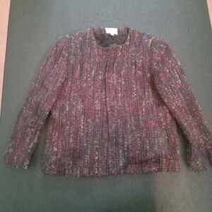 Vintage 80s Purpleish Jacket Made in USA